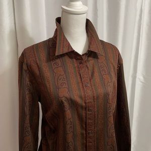 Classic Ralph Lauren Paisley Button Down- 2X
